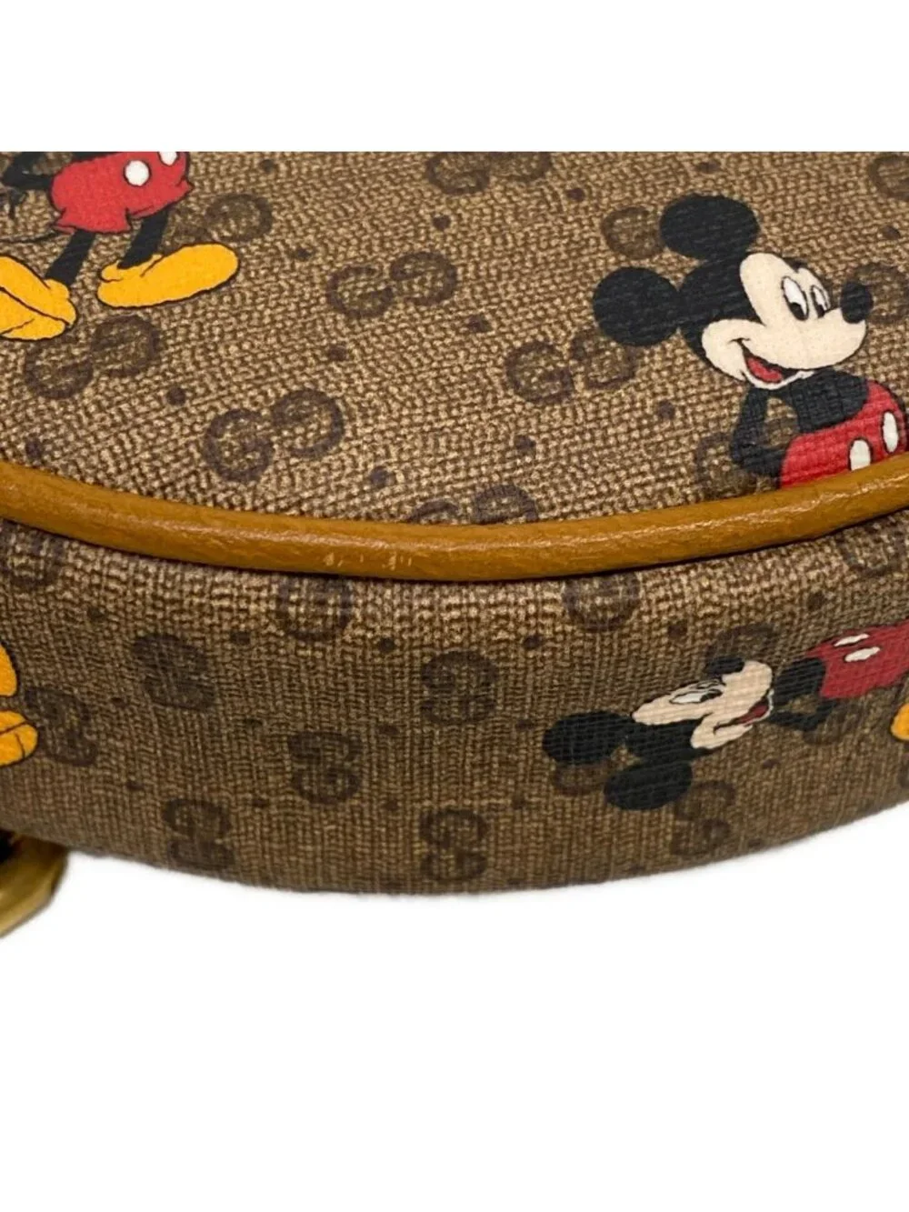 Gucci Backpack Ebony Mini GG Supreme Brown Light Multi Leather